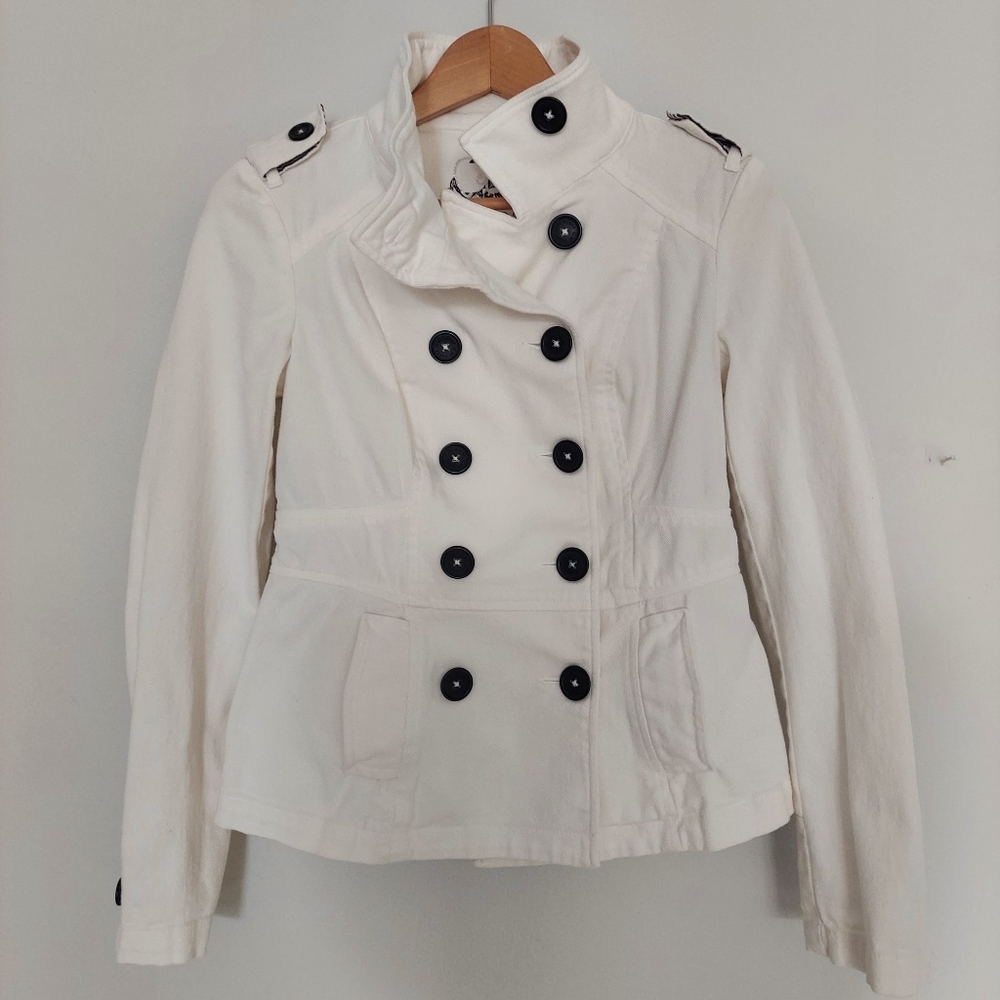 Guess Cream-color Denim Jacket